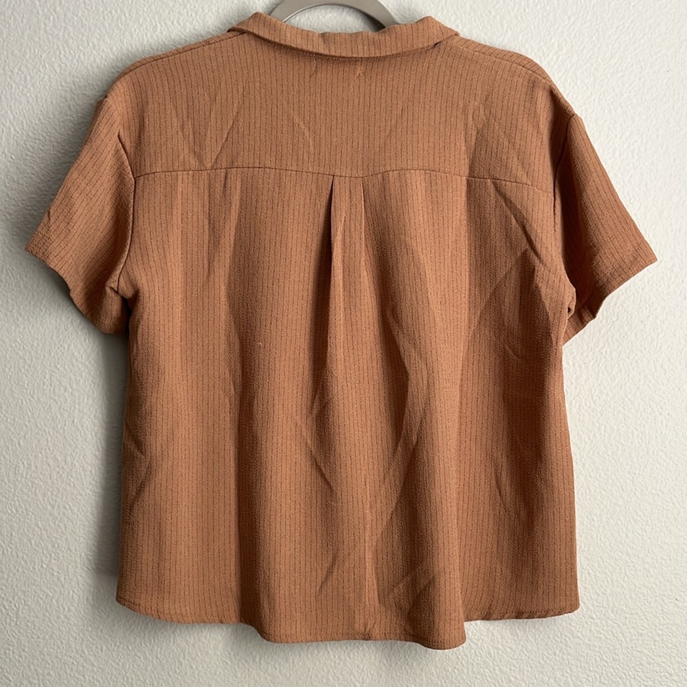 See you tomorrow design by Korea (yesstyle?) cute button up shirt - Picture 5 of 5